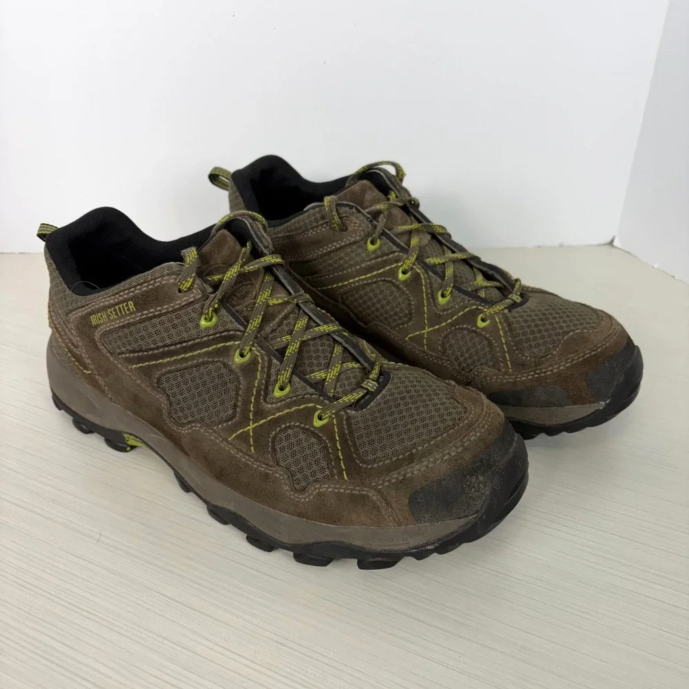 Irish Setter Afton Men's Size 11.5 D Work Safety Boot Brown Steel Toe Shoe
